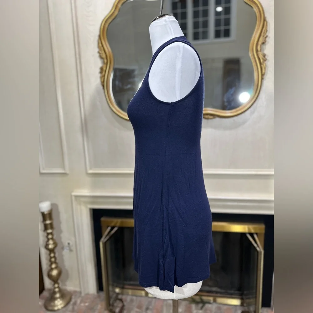 American Eagle Dress XXS Navy‎ Blue Minimalist Soft Life - Picture 2 of 9